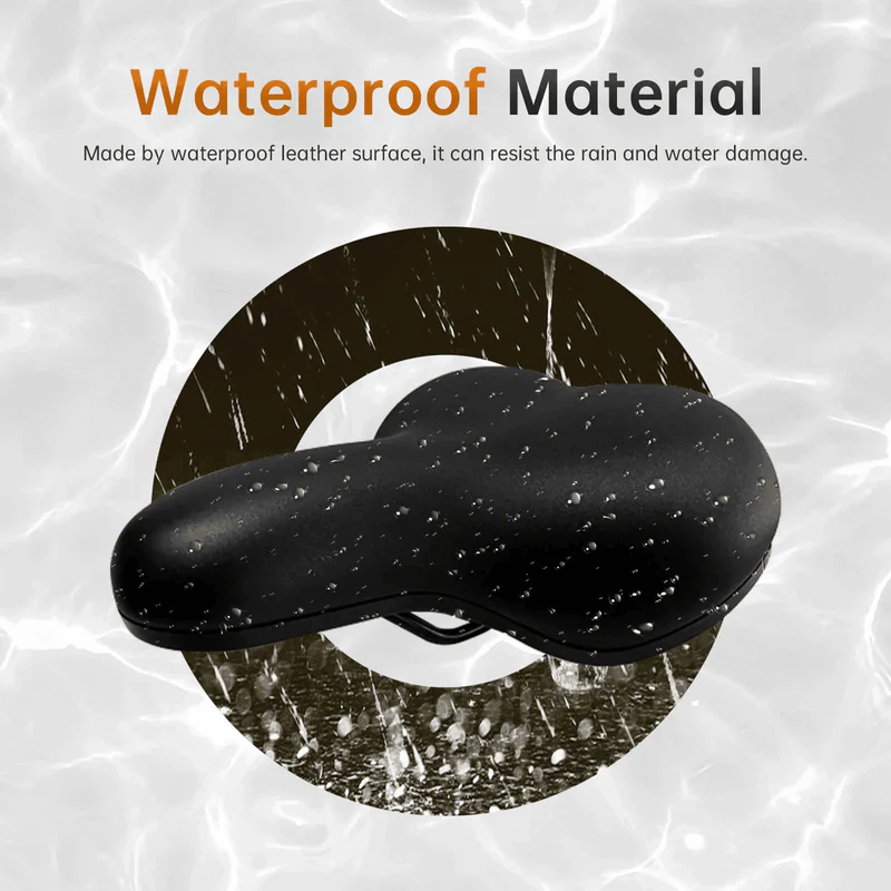 Sizzlebk Universal Oversized Ebike Seat Cushion – Memory Foam Padding, 10”x12” Extra Comfort