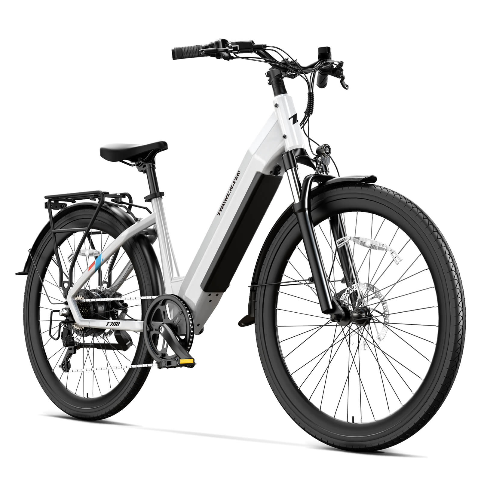 T700 27.5'' Step Thru Mountain Ebike for Adult