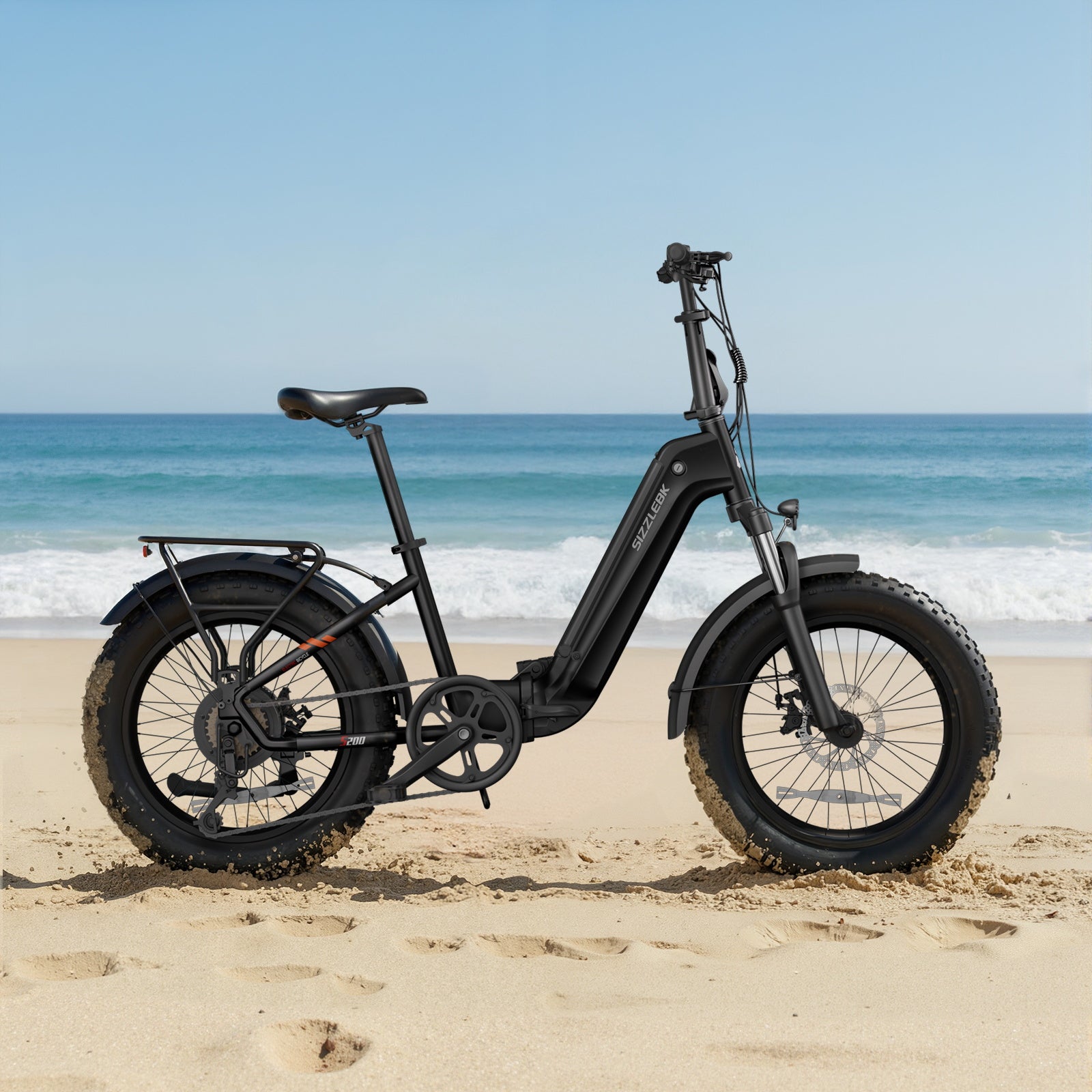 S200 20" X 4" Fat Tire Foldable  Commuter electric bicycle