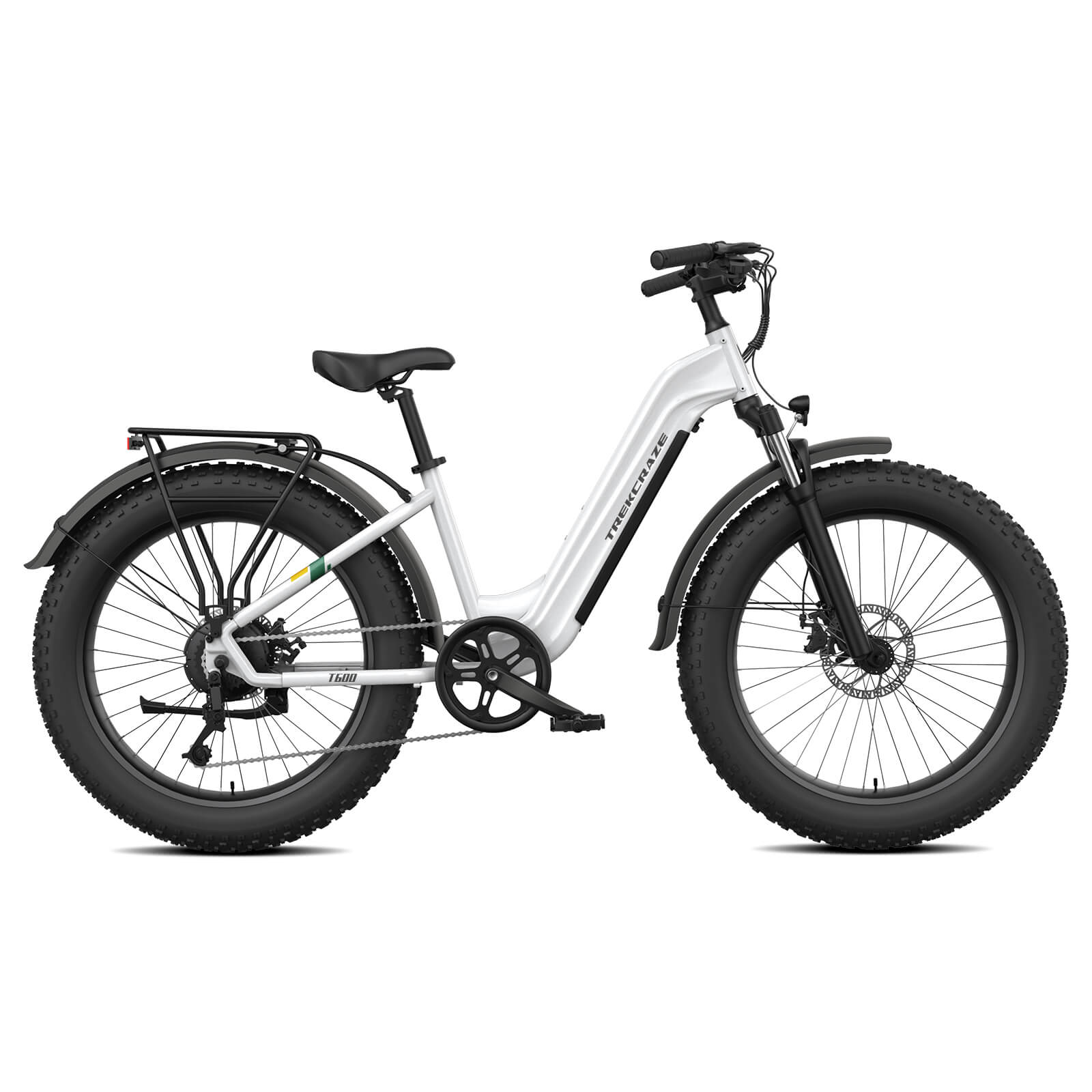 T600 26'' Step Thru Fat Tire Off-road Ebike