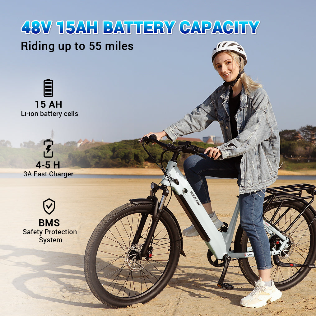 Sizzlebk S220 27.5'' Step Thru City Ebike