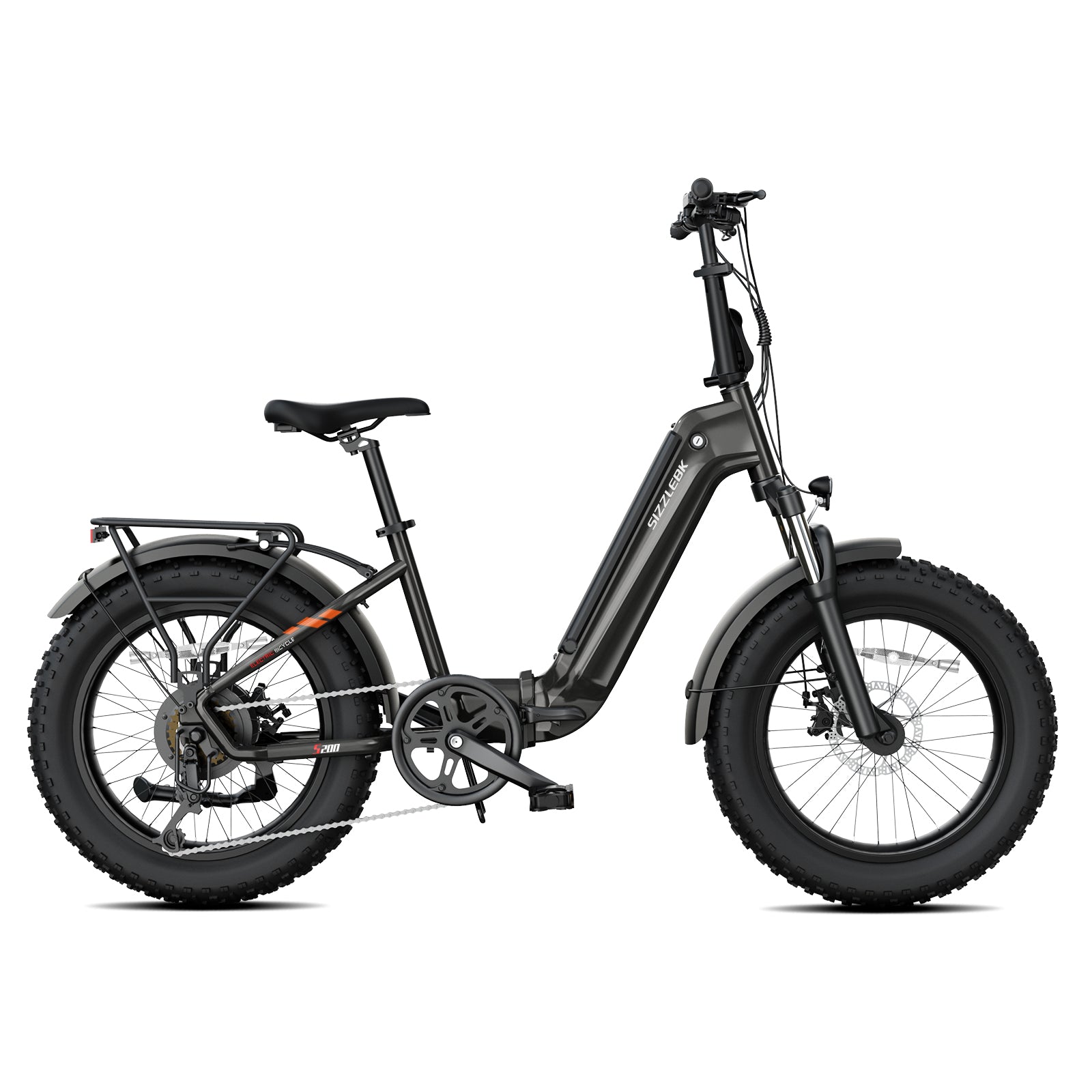 Sizzlebk S200 20" Fat Tire Foldable Ebike