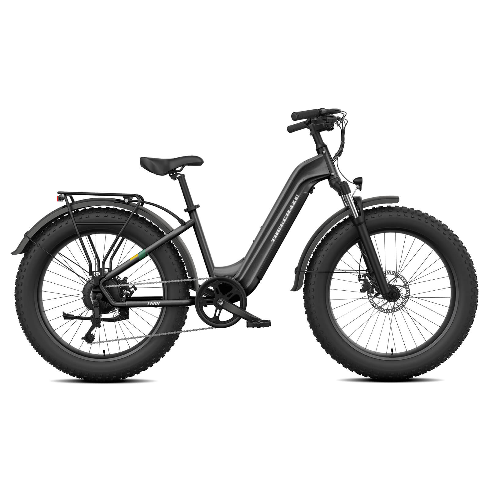 T600 26'' Step Thru Fat Tire Off-road Ebike