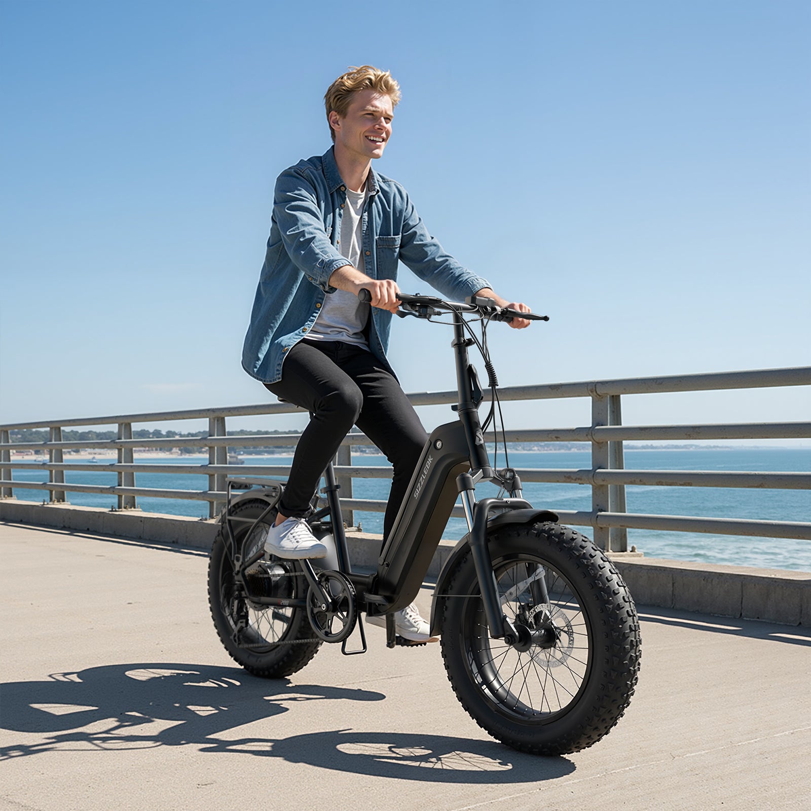 S200 20" X 4" Fat Tire Foldable  Commuter electric bicycle