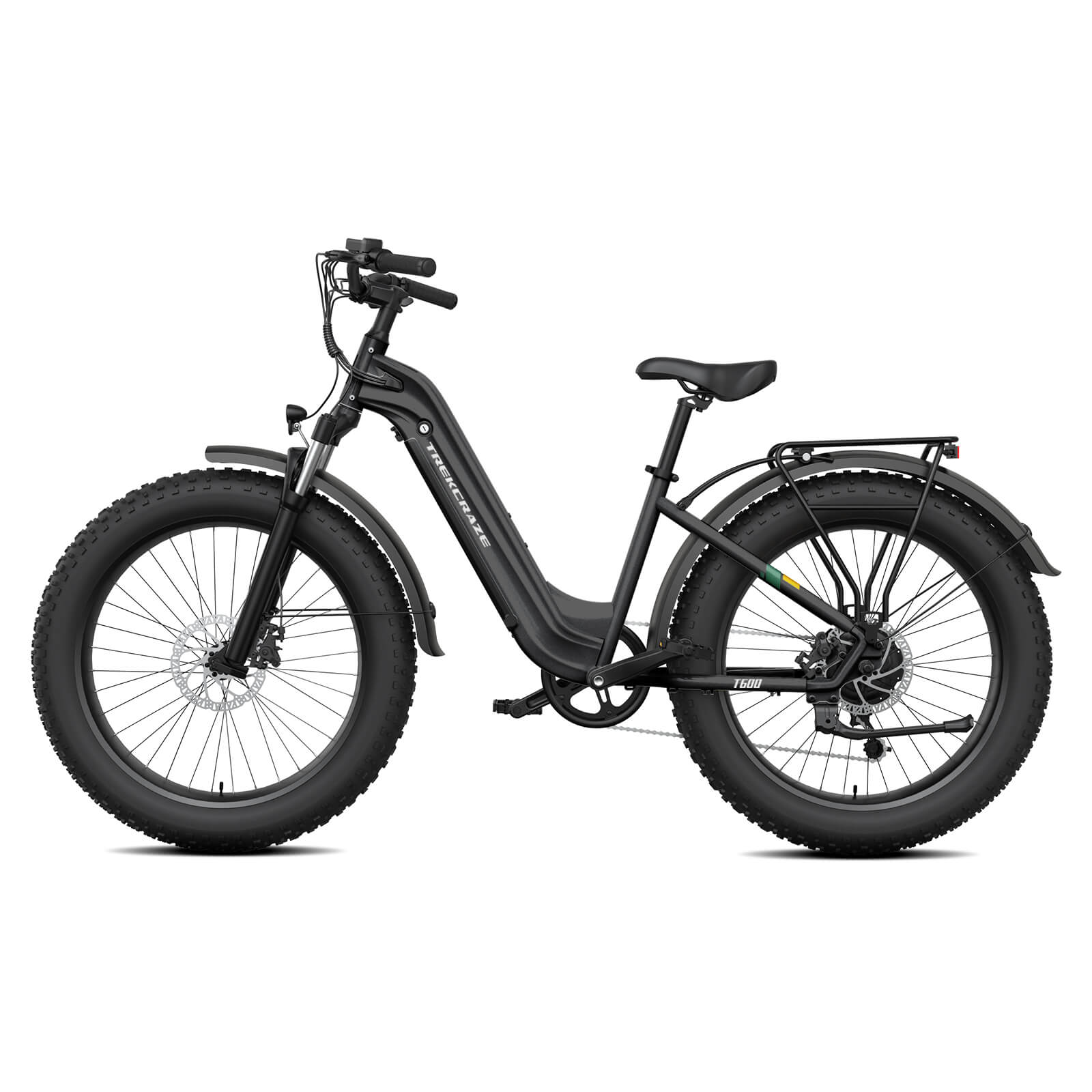 T600 26'' Step Thru Fat Tire Off-road Ebike