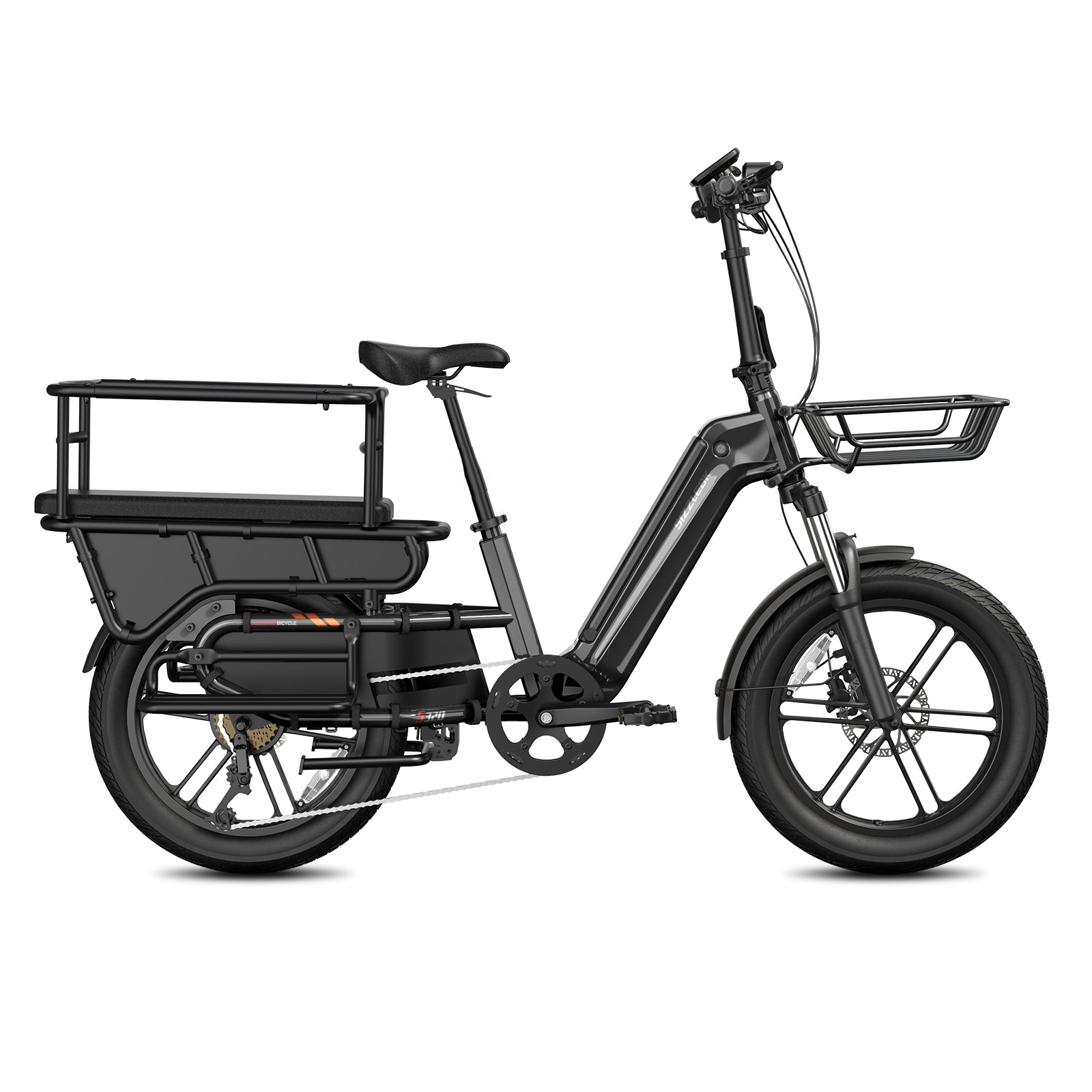S320 Aluminous 20''X4'' Fat Tire All Terrain Cargo E-Bicycle USA