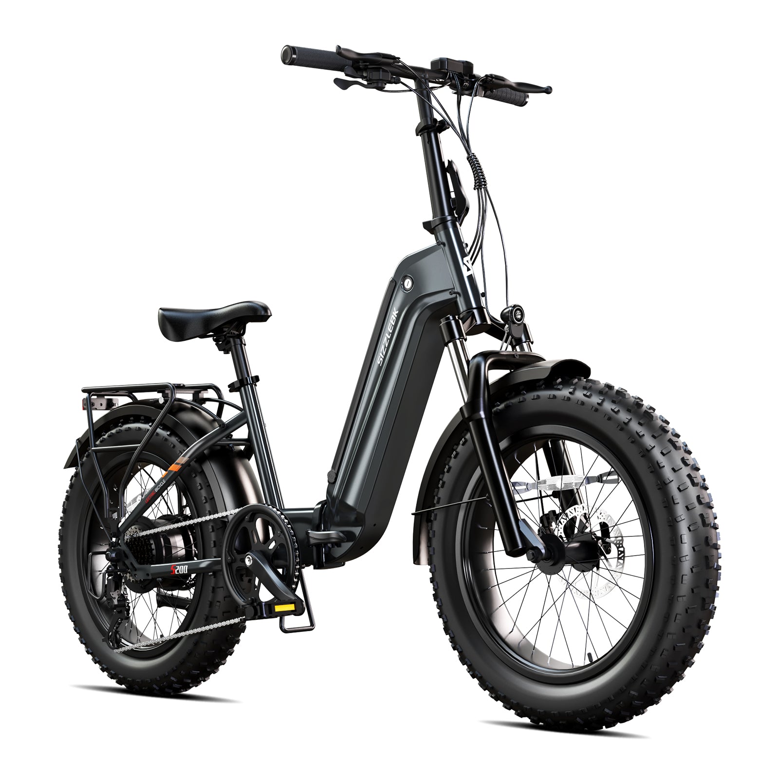 Sizzlebk S200 20" Fat Tire Foldable Ebike