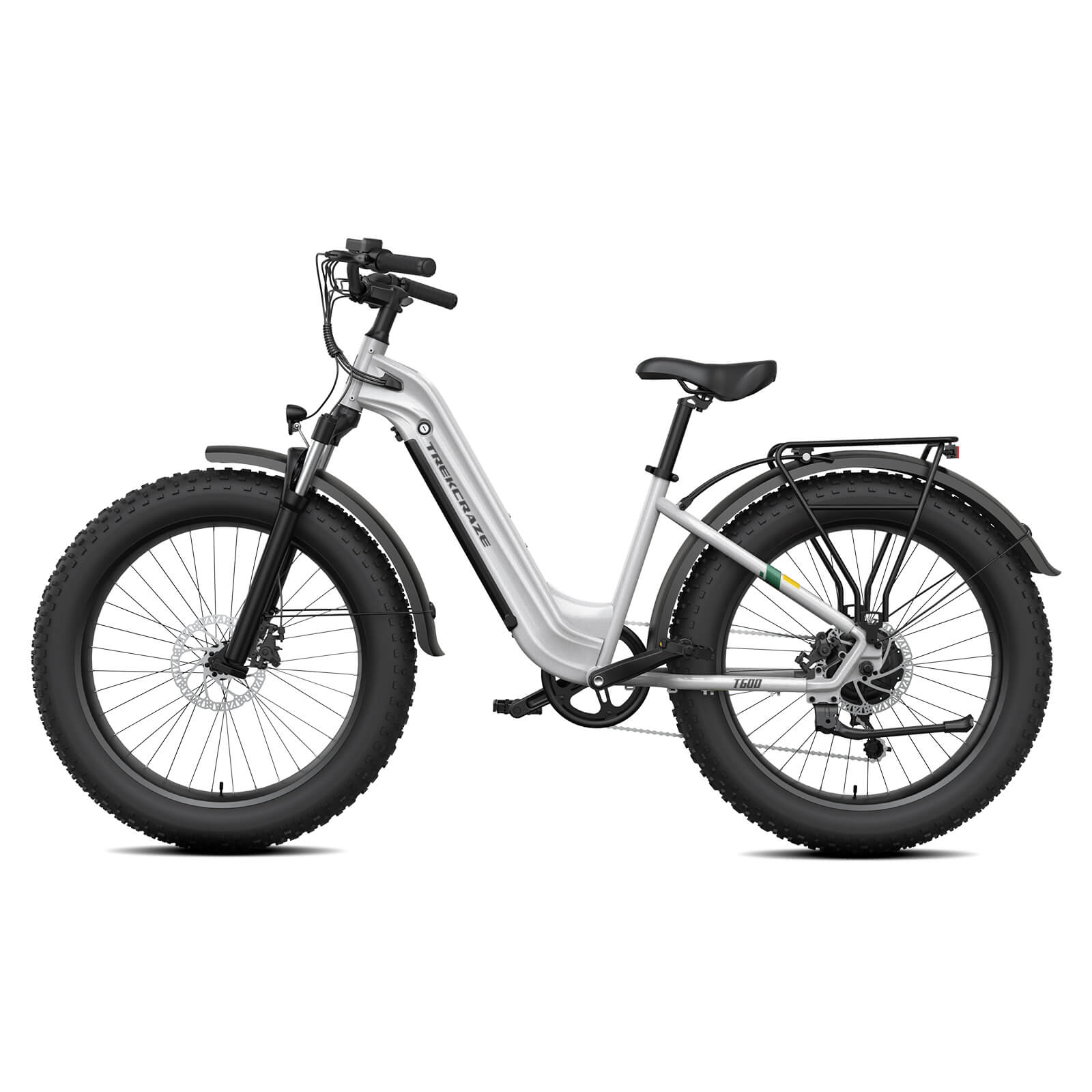 T600 26'' Step Thru Fat Tire Off-road Ebike