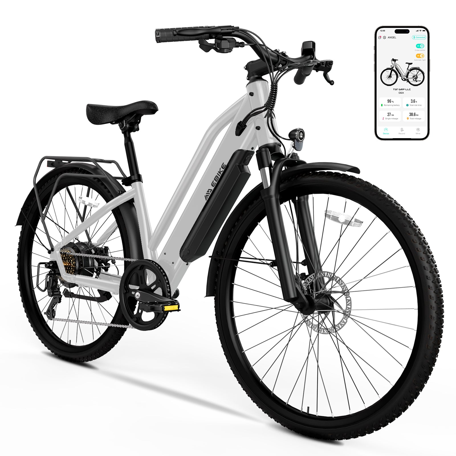 Sizzlebk 26'' 36V 10.4A Commuter Ebike