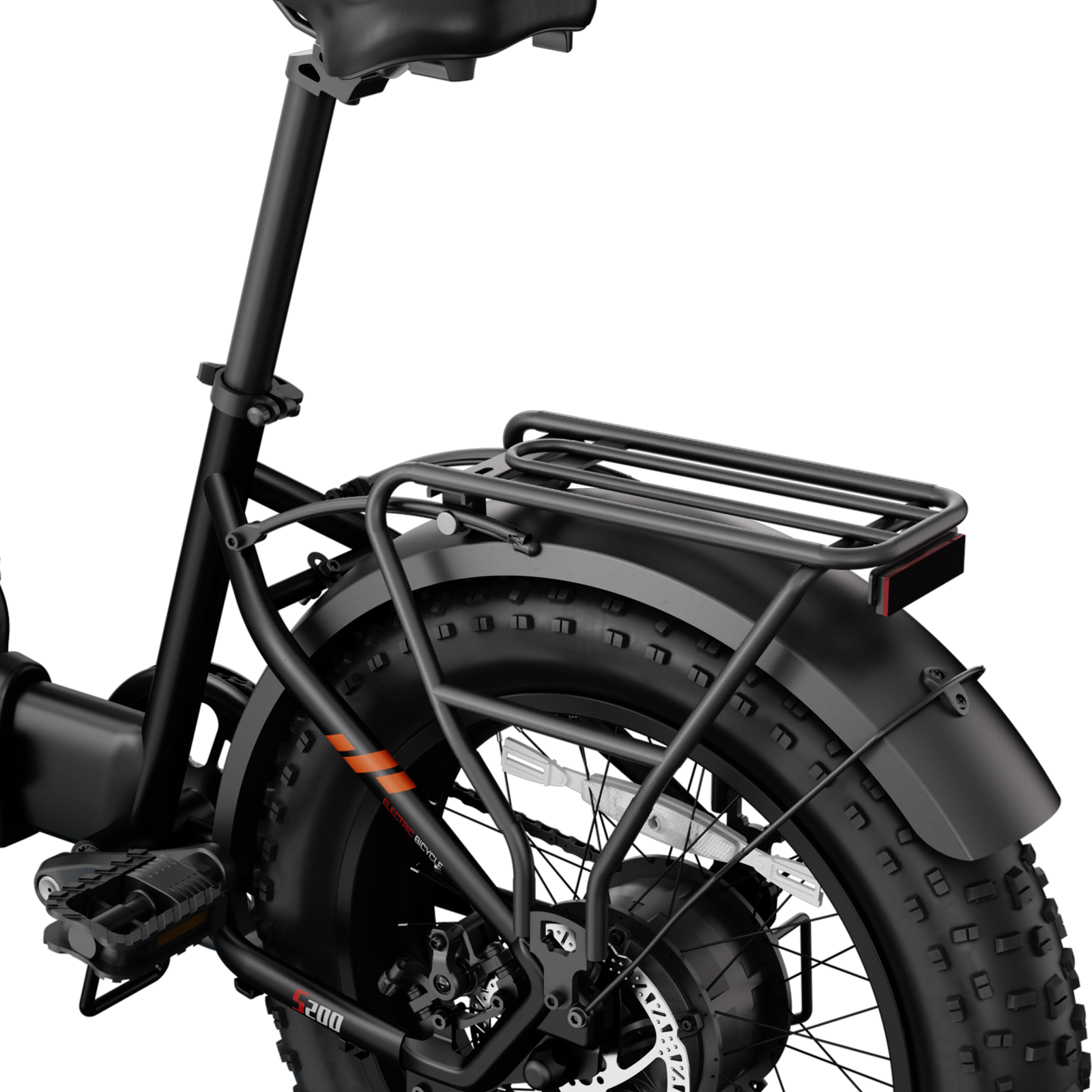 S200 20" X 4" Fat Tire Foldable  Commuter electric bicycle