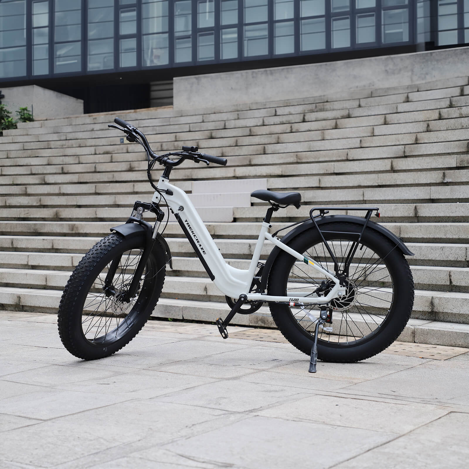 T600 26'' Step Thru Fat Tire Off-road Ebike