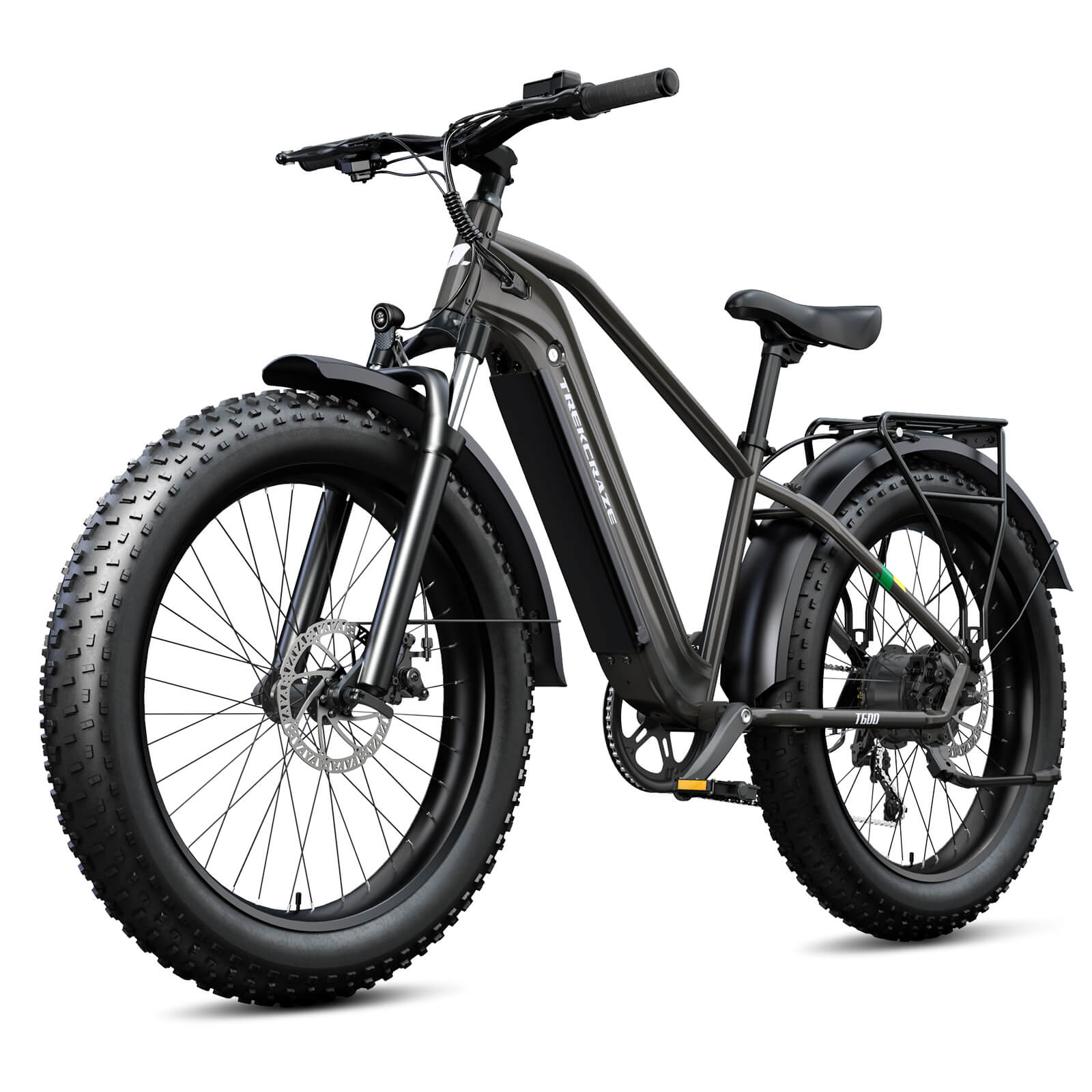 T600 26'' Step Over Fat Tire All Terrian Ebike